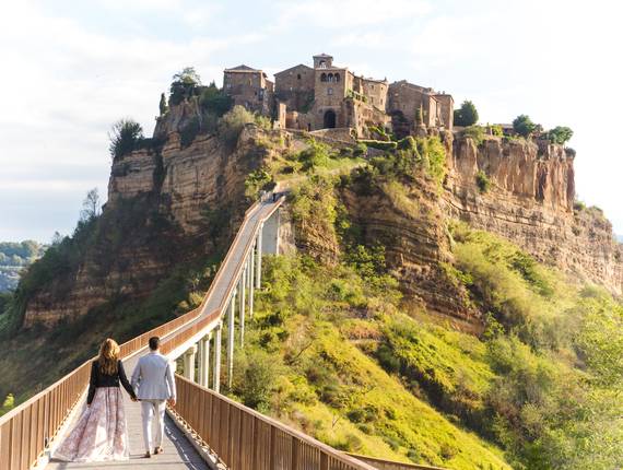 Trash The Dress de Juliana e Milton Civita de Bagnoregio - Itália