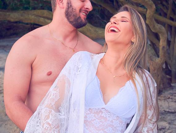 Ensaio Gestante de Grazi & Thieres a espera por Ana Clara