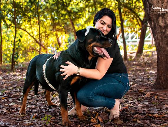 Ensaio Pet de Hanna e Hulk