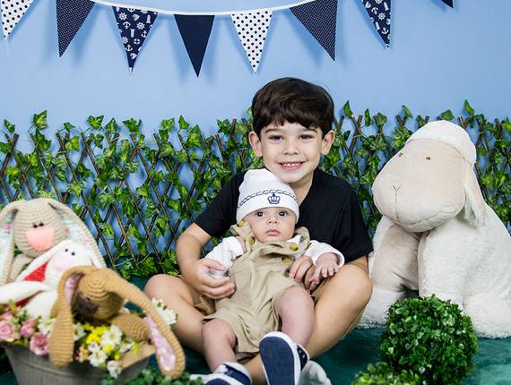 Bebês e Crianças de Ganhei um mano!