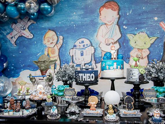 Festas Infantis de Festa Jedi do Théo