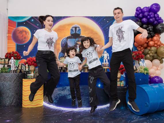 FESTAS de MAYA E GAEL • 9 E 5 ANOS • MANDALORIAN