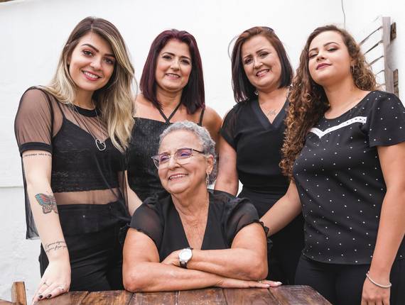 Família de Luzia e Suas Meninas - Ensaio Gerações
