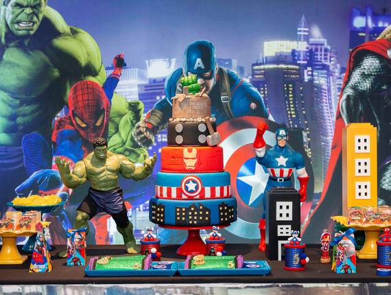 FESTAS de Arthur • 5 Anos • Vingadores