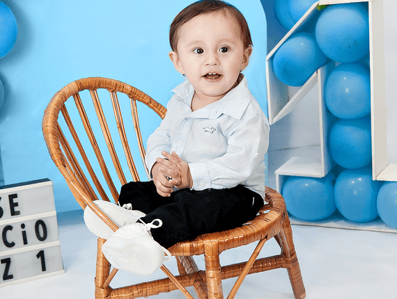 Ensaio Kids de Smash the cake José Benício 1 aninho