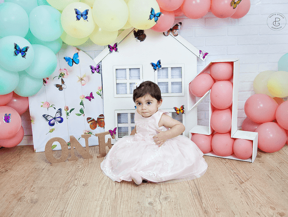 Ensaio Kids de Smash the cake Alice 1 ano