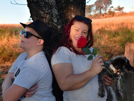 Ensaio  de Mãe&filhos