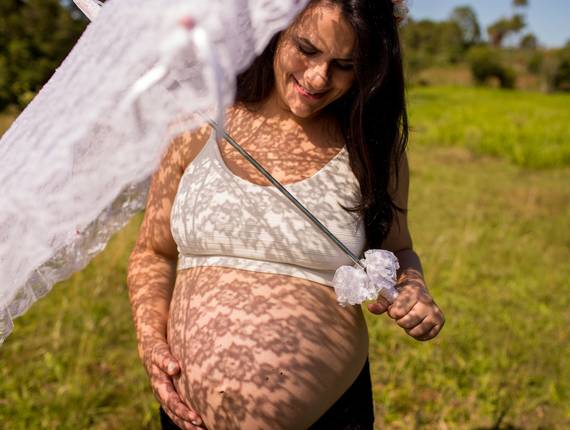 Gestante de Cíntia + Edi + Rafaela = Olívia (