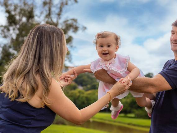 Aniversário infantil de Janine fez 1 ano