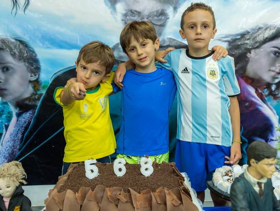 Evento Infantil  de Luca (8) Caio (6) Diego (5) | Niver em dose tripla 