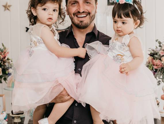 Infantil  de Valentina | 1 Ano | Sonhe alto minhas pequenas