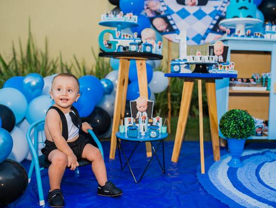 Aniversário infantil de Aniversário de 1 ano do Guilherme