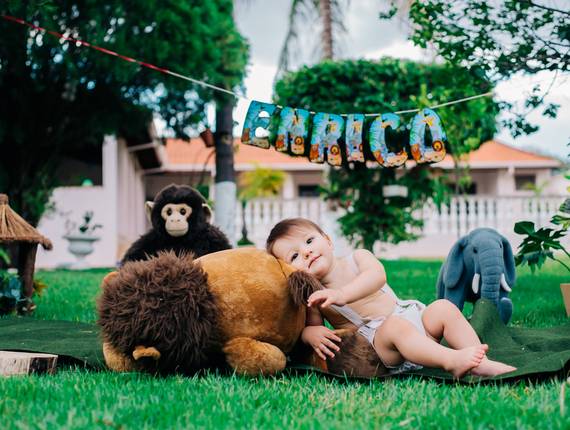 Meu Aniversário de Enrico no safari