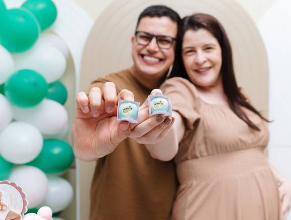  - GESTANTE  de CHÁ REVELAÇÃO <3