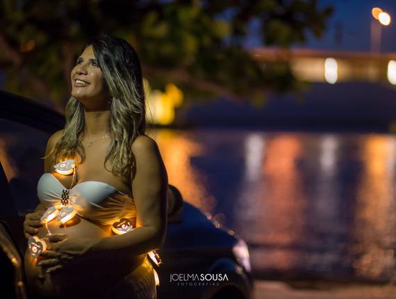 Gestante de Esperando Heloísa