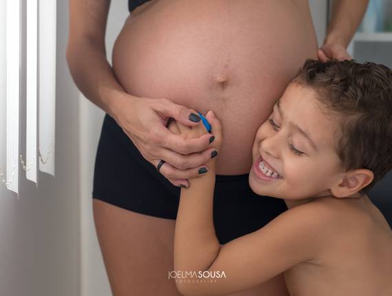 Gestante de Esperando Joaquim