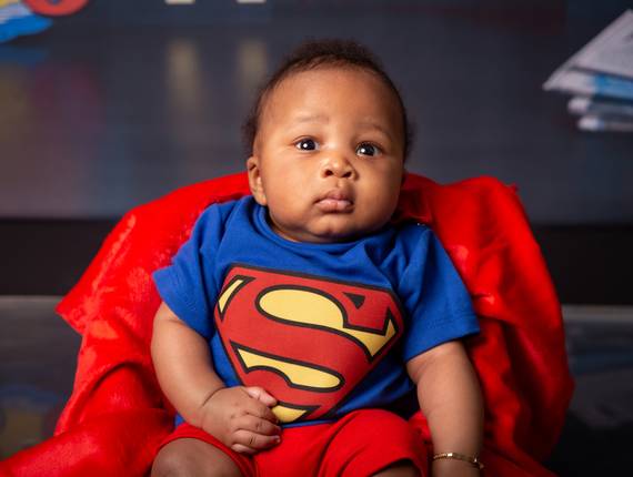 CRIANÇAS  de SUPER MAN BABY - JAWARI / 03 MESES