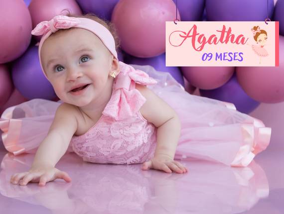 CRIANÇAS  de BAILARINA AGATHA  09 MESES