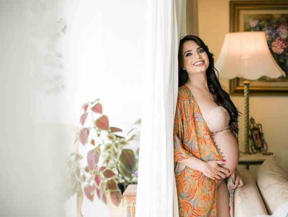 Grávida de À espera de Maria Júlia