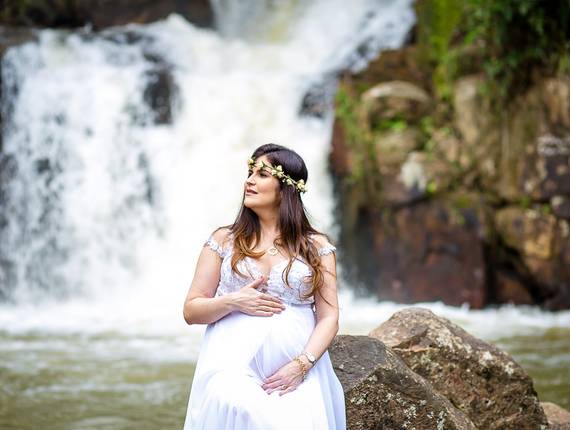 Gestante de O lindo ensaio gestante de Ivana