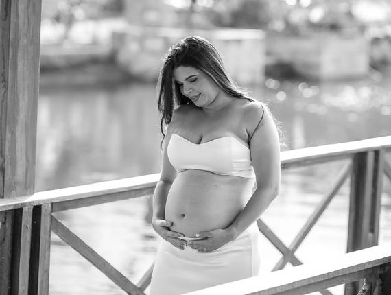 Gestante de Ensaio gestante de Poliana