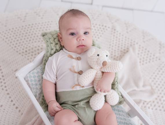 Acompanhamento do bebê de Acompanhamento Matteo 2 meses