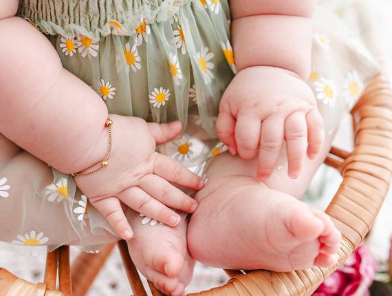 Ensaio Infantil  de Luísa Mieko 7 meses