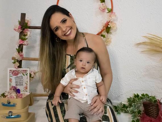 Família de Dia das Mães da Joice