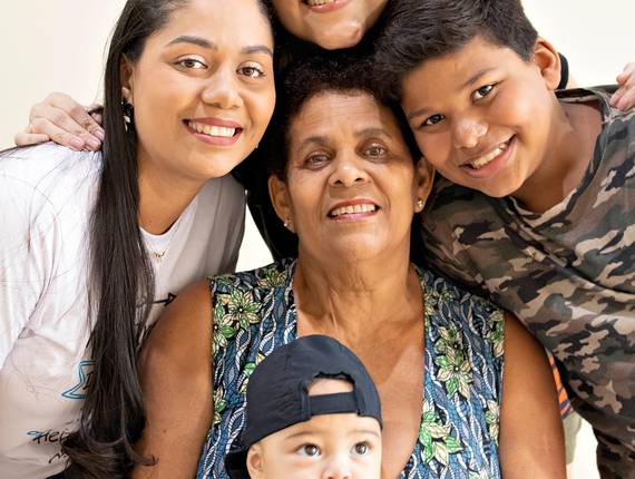 Família de Dia das Mães da Anely