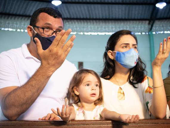 Família de Batizado da Laura