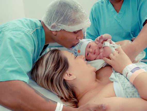 Fotografia de Parto de Nacimento da Lara 