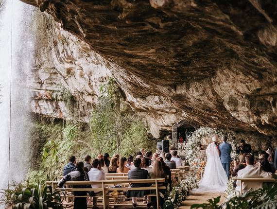 Casamento de Destination Wedding na Gruta