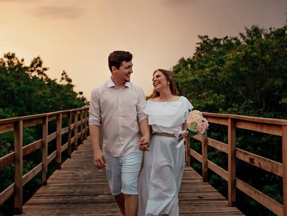 Casal de Sessão Pré Wedding Lailla e Luan