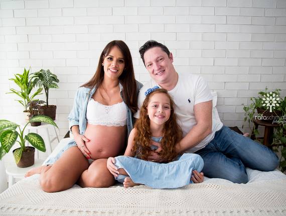 Gestante de Juliana, Fábio e Rafa - Julia