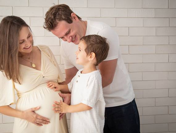 Gestante de A espera pela Ísis