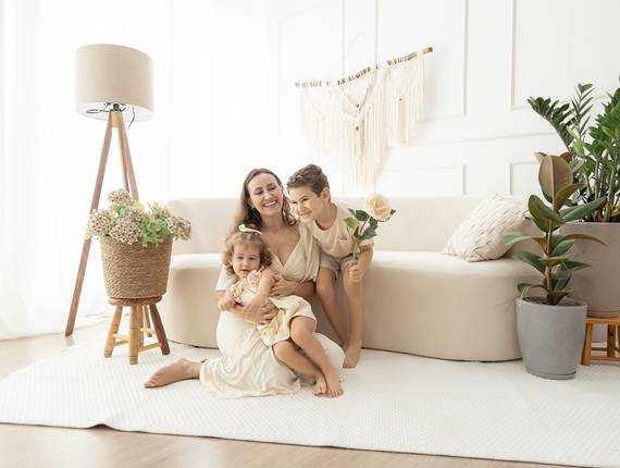 Mães 2026 de Dia das Mães - cenário ACONCHEGO