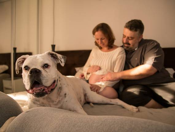 Gestante de Dayse e Julio - Theo e Anne