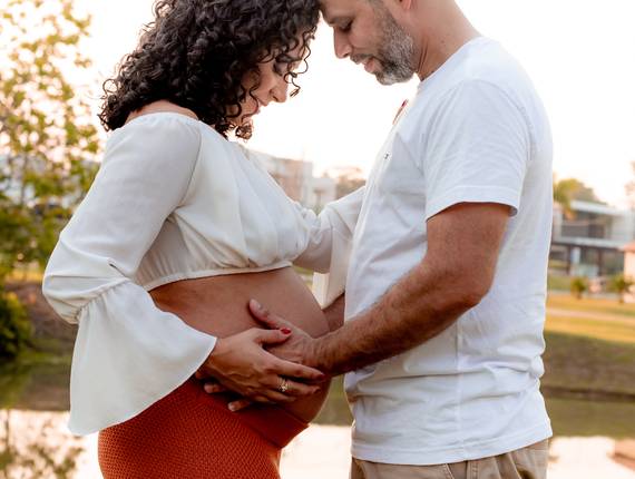 Gestante de À espera de Elisa