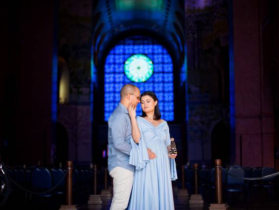 Ensaio Gestante de A doce espera de Manuela