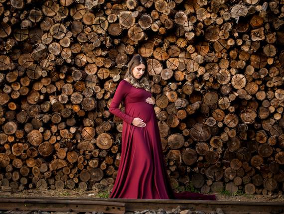 Ensaio Gestante de A doce espera de Laís