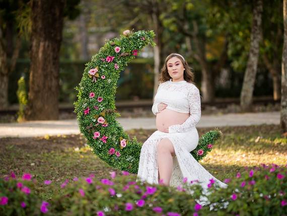 Ensaio Gestante de A doce espera de Duda