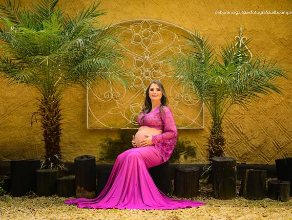 Ensaio Gestante de À espera de Antonella