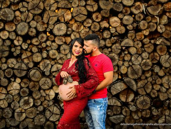 Ensaio Gestante de À espera de Maria Antonella