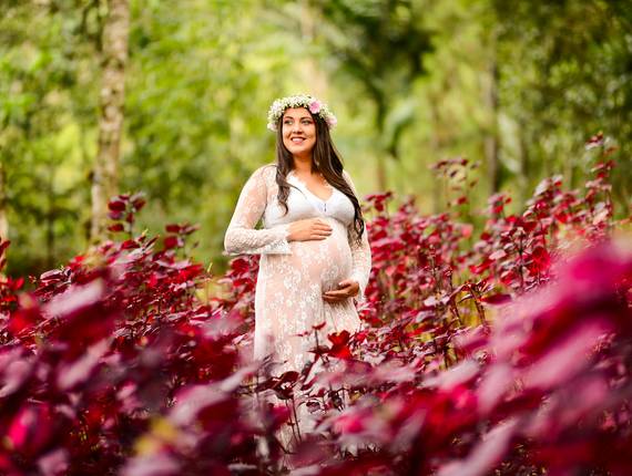 Ensaio Gestante de À espera de Heloísa