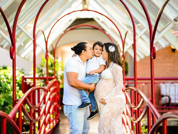 Ensaio Gestante de À espera de Alice