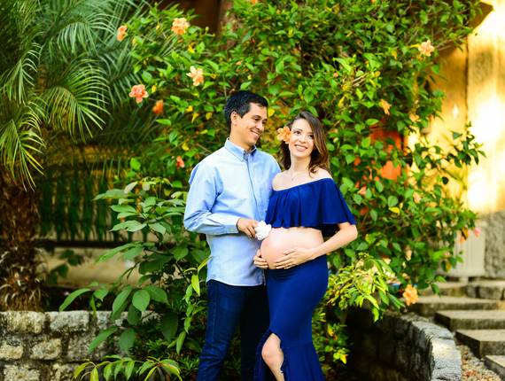 Ensaio Gestante de À espera de Aurora