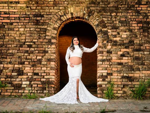 Ensaio Gestante de À espera de Théo