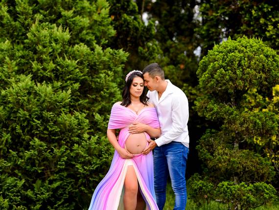 Ensaio Gestante de A doce espera de Luísa 