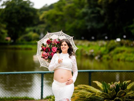 Ensaio Gestante de A doce espera de Davi