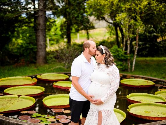 Ensaio Gestante de A doce espera de Lívia 